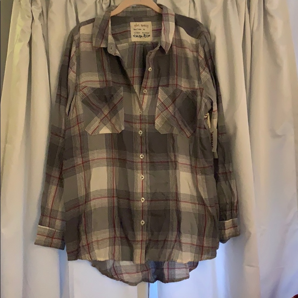 Boyfriend fit flannel